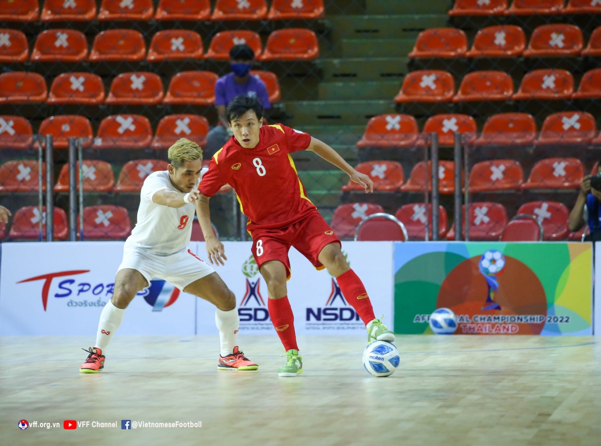 ĐT Futsal Việt Nam hoà Myanmar ở trận ra quân giải Futsal Đông Nam Á 2022